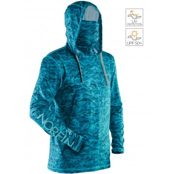 Джемпер NORFIN SUN PRO MARLIN HOODIE GREEN р.S